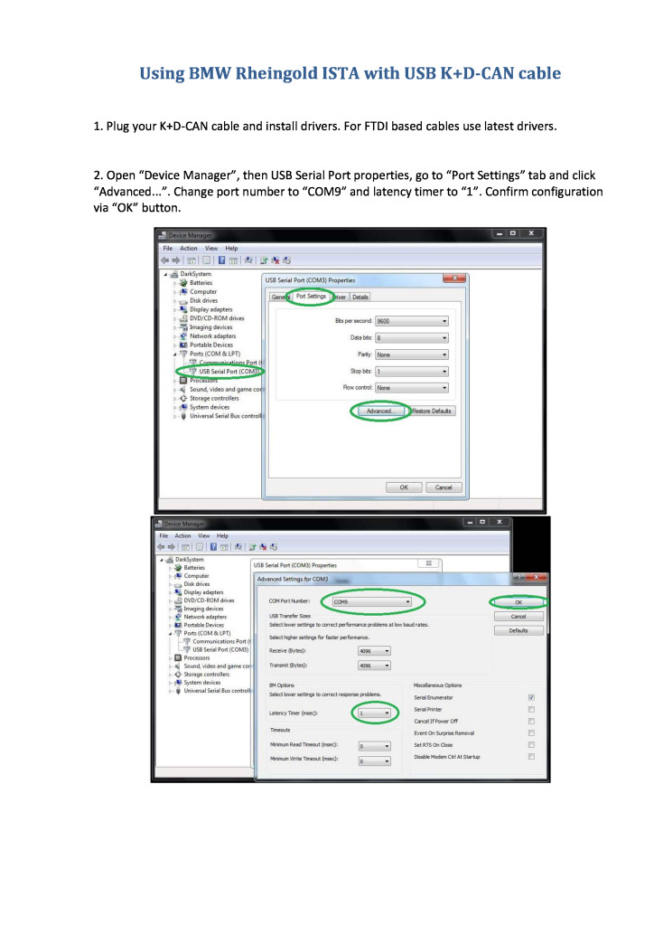 Drivers USB Serial Port (COM9)