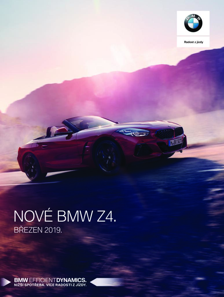 2019 Bmw Z4 G29 Roadster Pdf 3 94 Mb Katalogy A Prospekty Cesky Cs