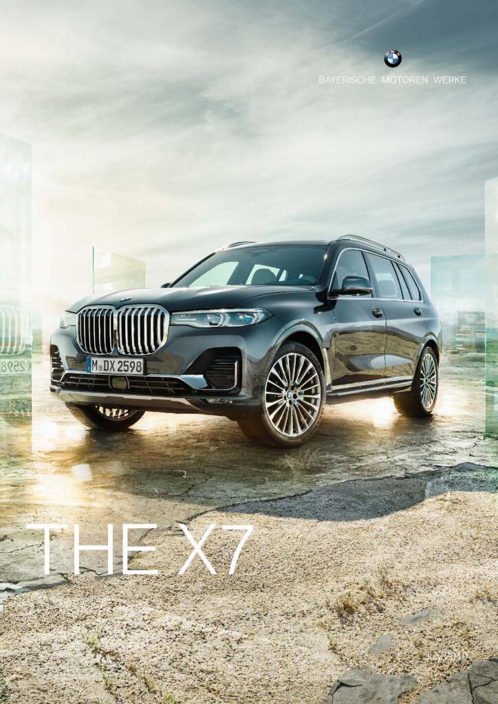 2019 Bmw X7 Pdf 2 69 Mb Katalogy A Prospekty Anglicky En